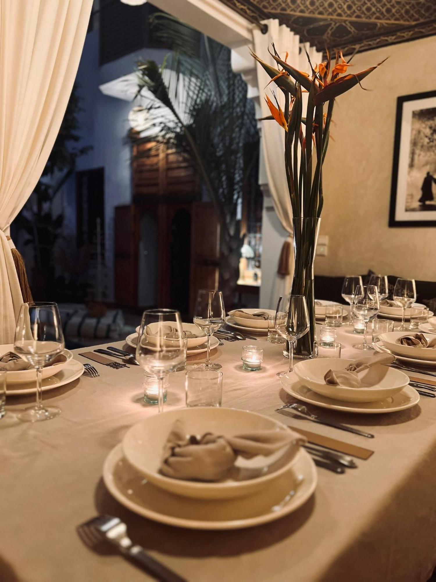 Riad Prive Sadaka Bassin Rooftop Marrakesh Eksteriør billede