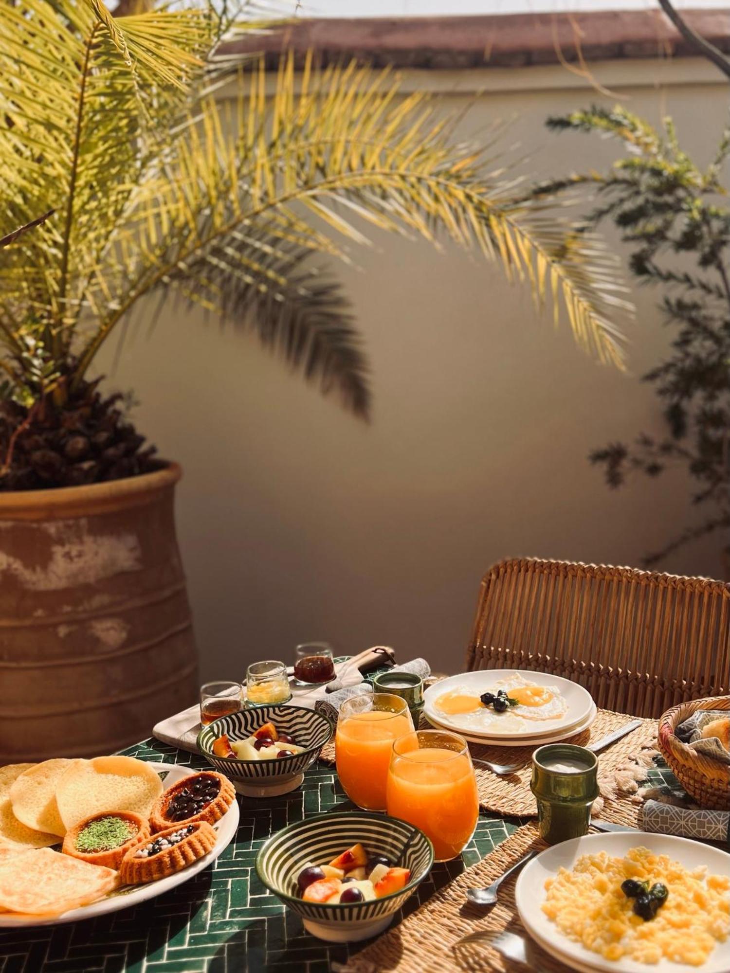 Riad Prive Sadaka Bassin Rooftop Marrakesh Eksteriør billede