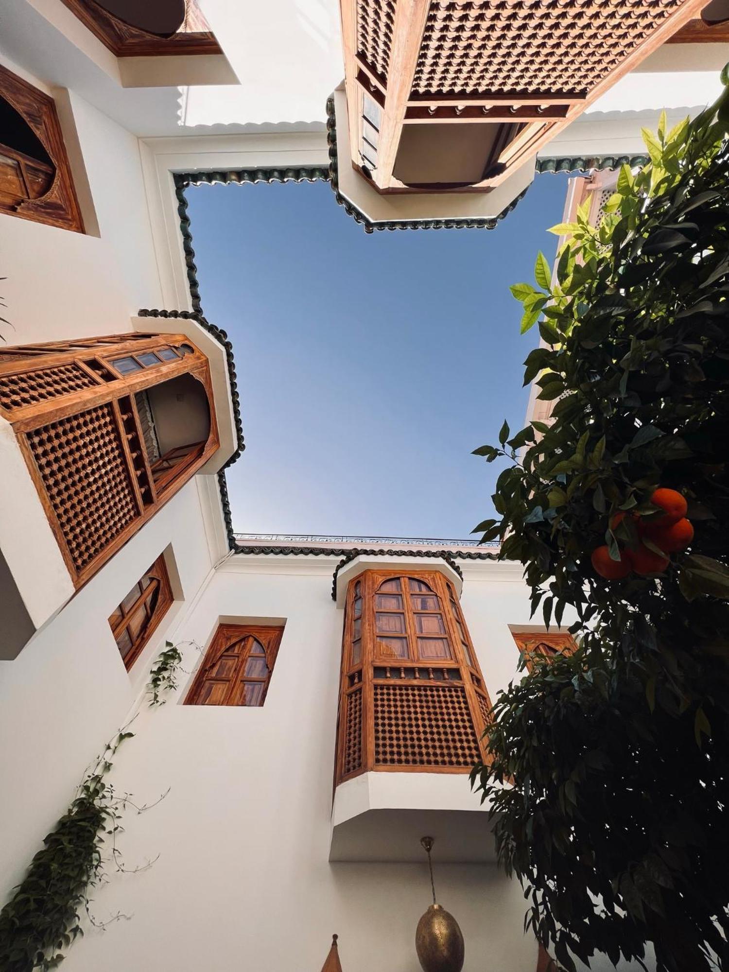 Riad Prive Sadaka Bassin Rooftop Marrakesh Eksteriør billede
