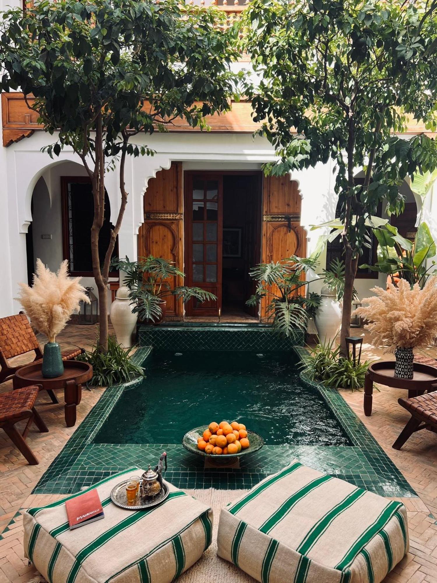 Riad Prive Sadaka Bassin Rooftop Marrakesh Eksteriør billede