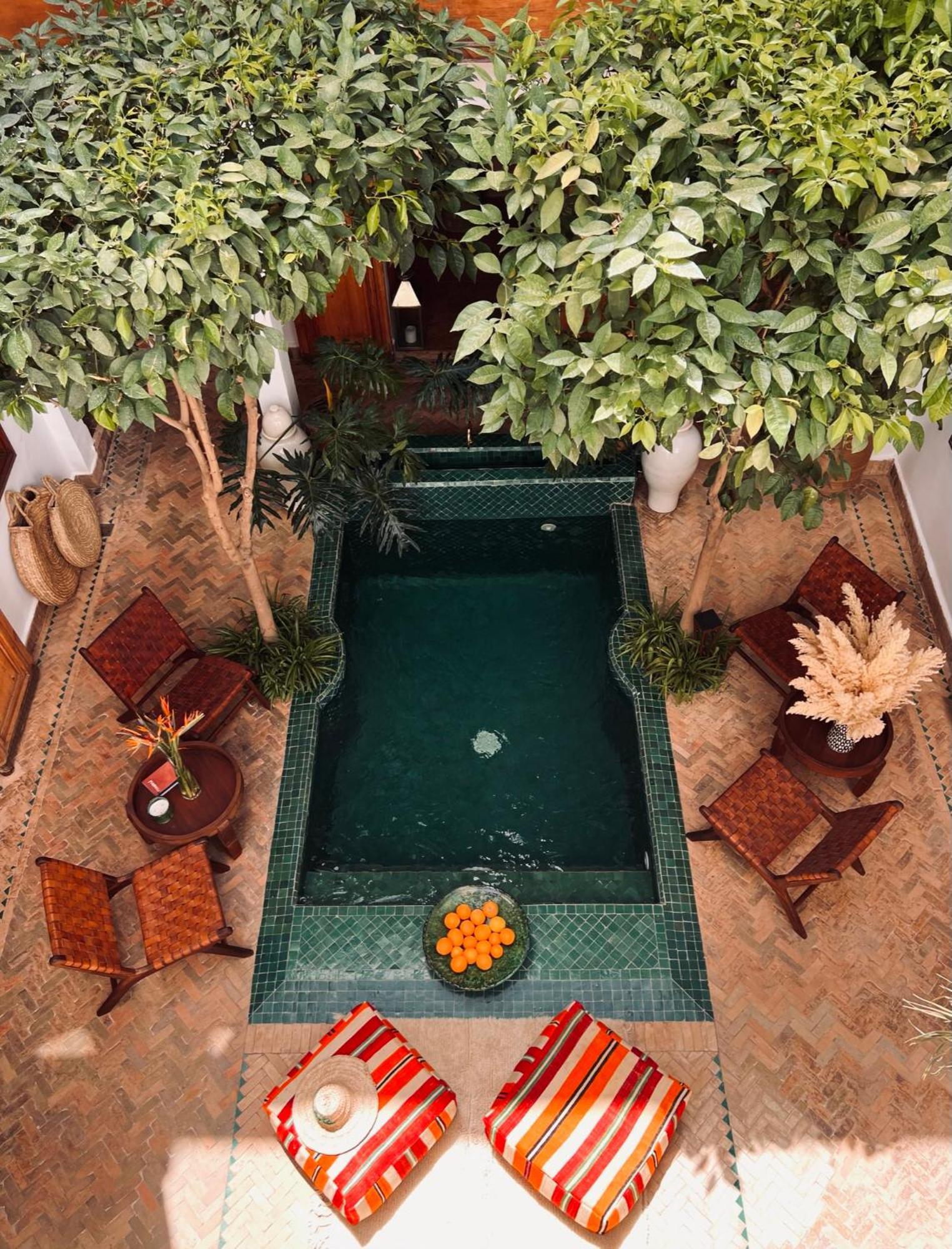 Riad Prive Sadaka Bassin Rooftop Marrakesh Eksteriør billede