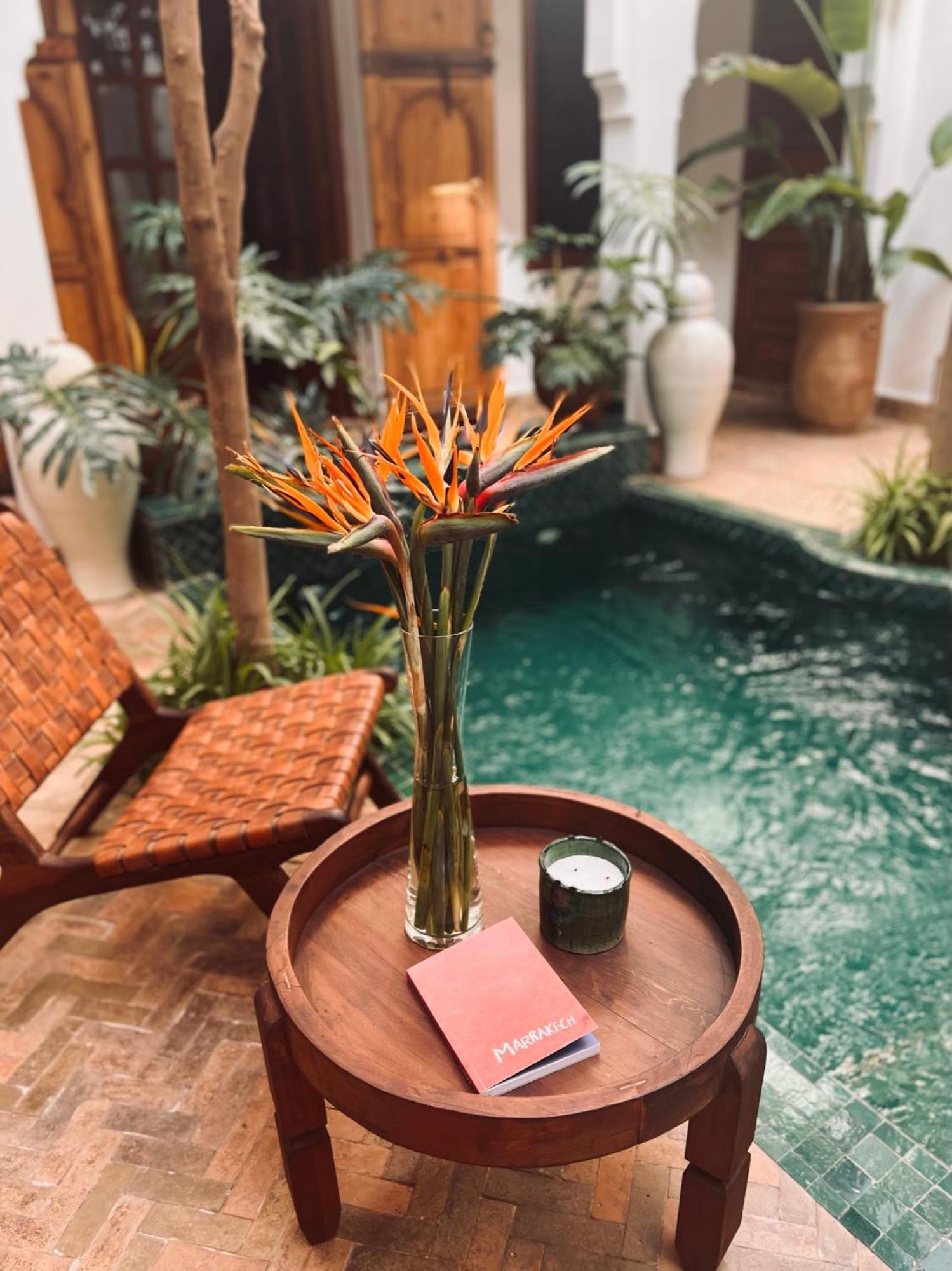 Riad Prive Sadaka Bassin Rooftop Marrakesh Eksteriør billede